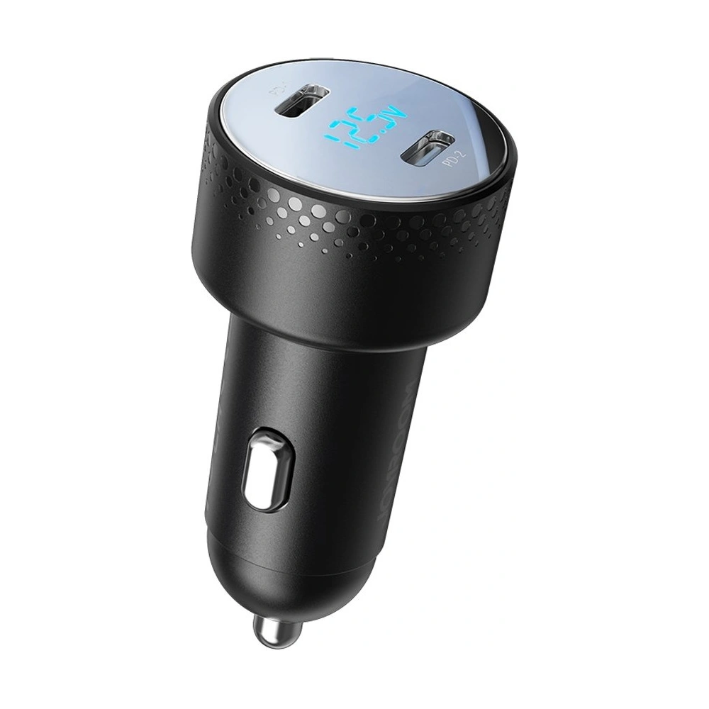 Hurtownia GSM - Autós töltő Joyroom JR-CCD02 2x USB-C 70W LED fekete - JYR746 - {ean13} - Hurt