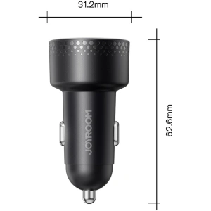 Hurtownia GSM - Autós töltő Joyroom JR-CCD02 2x USB-C 70W LED fekete - JYR746 - {ean13} - Hurt
