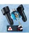 Wholesale Joyroom JR-CCD02 Car Charger 2x USB-C 70W LED black - JYR746 - {ean13} - Hurt