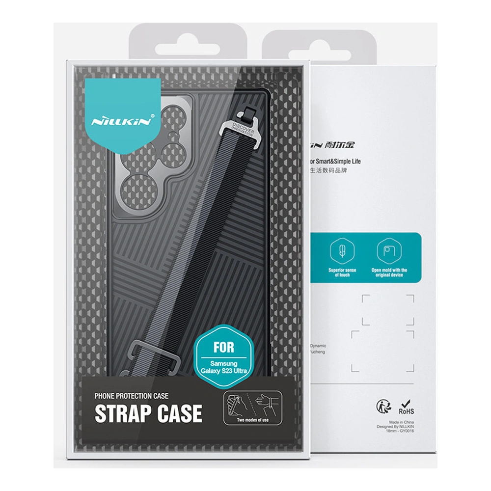 Hurtownia GSM - Etui Nillkin Szíj Samsung Galaxy S23 Ultra kék - NLK1143 - {ean13} - Hurt