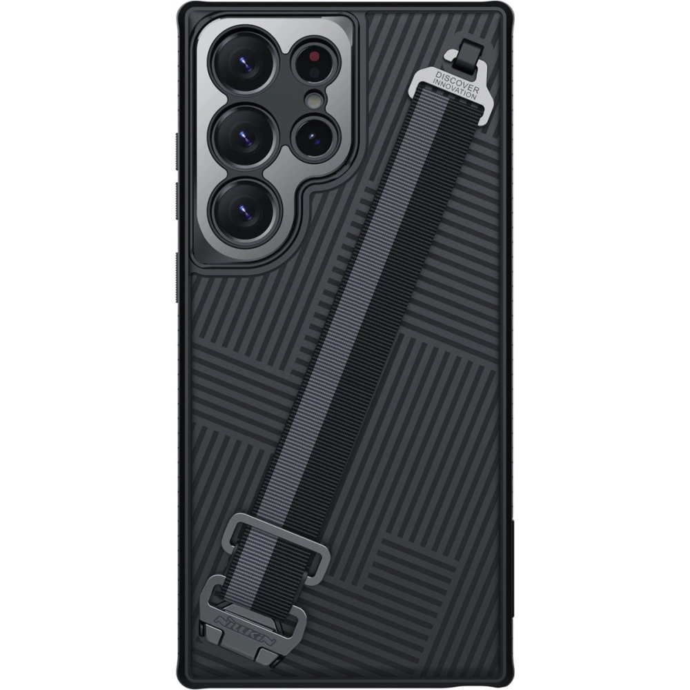 Hurtownia GSM - Etui Nillkin szíj Samsung Galaxy S23 Ultra fekete - NLK1144 - {ean13} - Hurt
