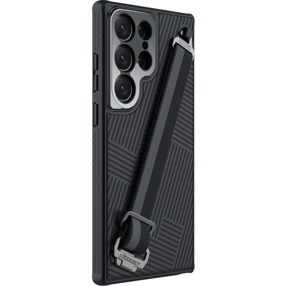 Hurtownia GSM - Etui Nillkin szíj Samsung Galaxy S23 Ultra fekete - NLK1144 - {ean13} - Hurt