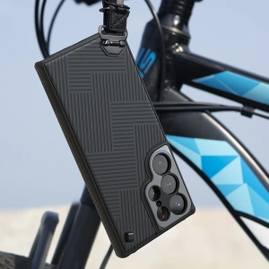 Hurtownia GSM - Etui Nillkin Strap Samsung Galaxy S23 Ultra černé - NLK1144 - {ean13} - Hurt