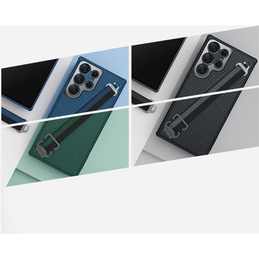 Hurtownia GSM - Etui Nillkin szíj Samsung Galaxy S23 Ultra fekete - NLK1144 - {ean13} - Hurt