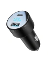 Automobilová nabíječka Joyroom JR-CCD01 USB-C, USB-A 53W LED černá