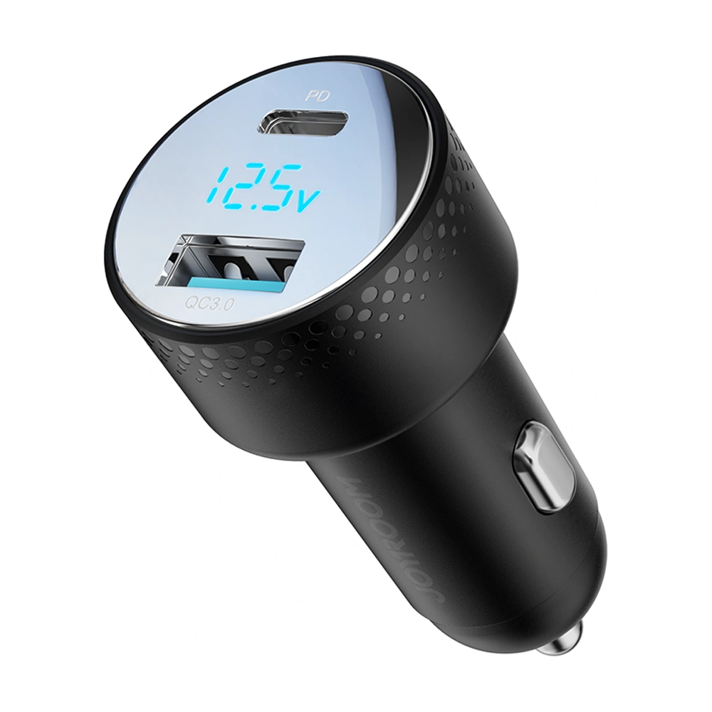 Hurtownia GSM - Automobilová nabíječka Joyroom JR-CCD01 USB-C, USB-A 53W LED černá - JYR747 - {ean13} - Hurt