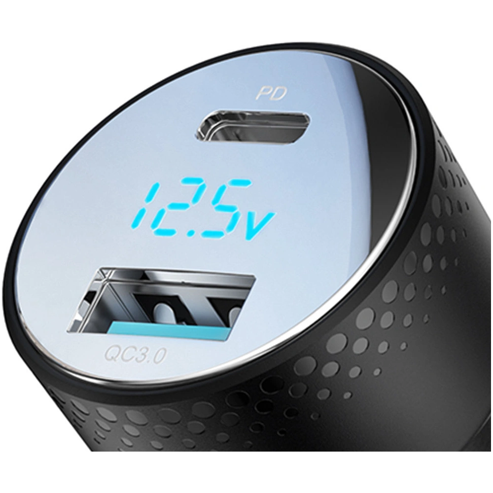 Hurtownia GSM - Automobilová nabíječka Joyroom JR-CCD01 USB-C, USB-A 53W LED černá - JYR747 - {ean13} - Hurt