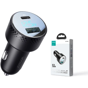 Hurtownia GSM - Automobilová nabíječka Joyroom JR-CCD01 USB-C, USB-A 53W LED černá - JYR747 - {ean13} - Hurt