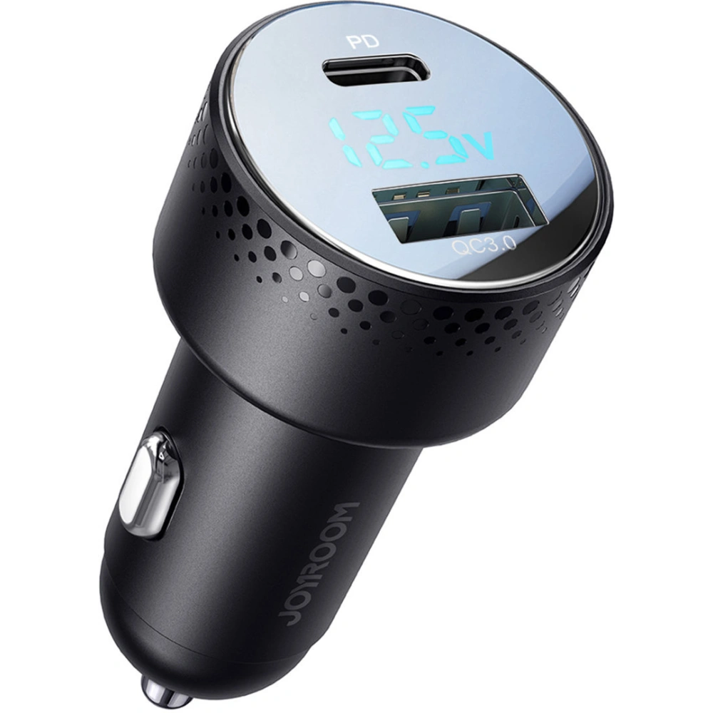 Hurtownia GSM - Automobilová nabíječka Joyroom JR-CCD01 USB-C, USB-A 53W LED černá - JYR747 - {ean13} - Hurt
