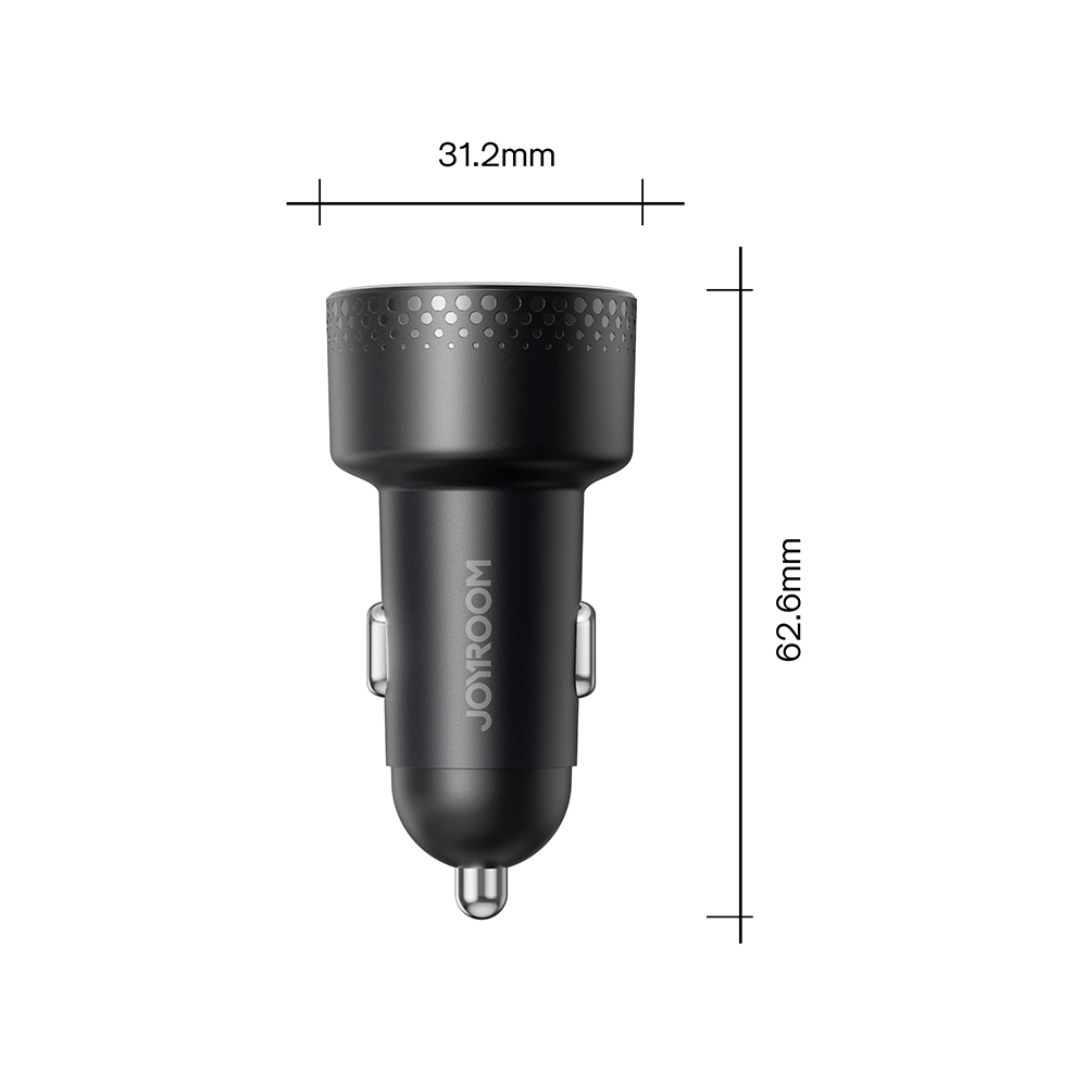Hurtownia GSM - Automobilová nabíječka Joyroom JR-CCD01 USB-C, USB-A 53W LED černá - JYR747 - {ean13} - Hurt