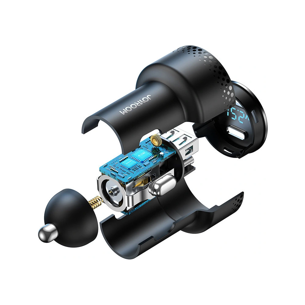 Hurtownia GSM - Automobilová nabíječka Joyroom JR-CCD01 USB-C, USB-A 53W LED černá - JYR747 - {ean13} - Hurt