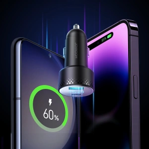 Hurtownia GSM - Automobilová nabíječka Joyroom JR-CCD01 USB-C, USB-A 53W LED černá - JYR747 - {ean13} - Hurt