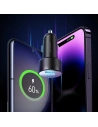 Hurtownia GSM - Automobilová nabíječka Joyroom JR-CCD01 USB-C, USB-A 53W LED černá - JYR747 - {ean13} - Hurt