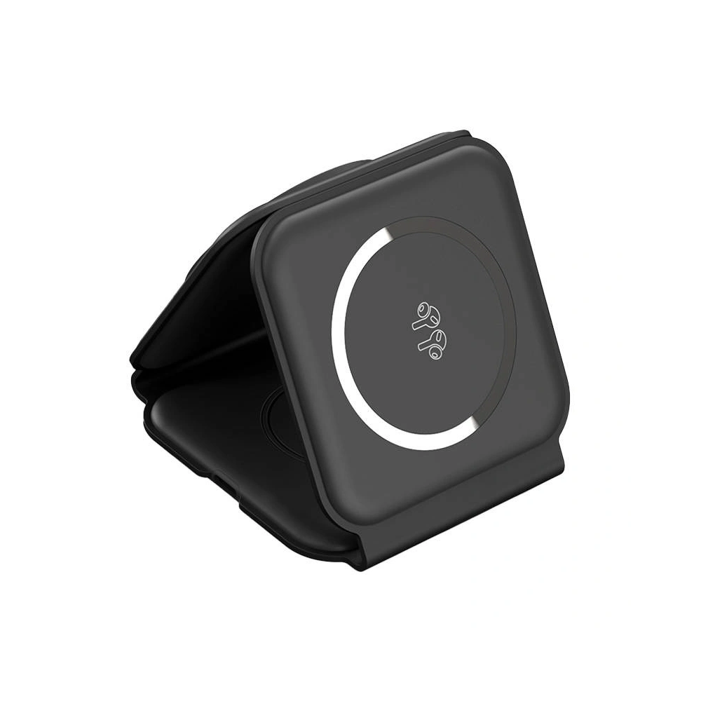 Hurtownia GSM - Magnetikus vezeték nélküli töltő Choetech T588-F 3w1 15W (fekete) - CHT60 - {ean13} - Hurt