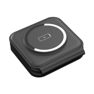 Hurtownia GSM - Magnetikus vezeték nélküli töltő Choetech T588-F 3w1 15W (fekete) - CHT60 - {ean13} - Hurt