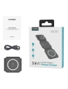 Hurtownia GSM - Magnetikus vezeték nélküli töltő Choetech T588-F 3w1 15W (fekete) - CHT60 - {ean13} - Hurt