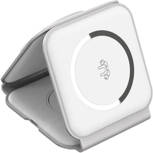 Hurtownia GSM - Magnetikus vezeték nélküli töltő Choetech T588-F 3w1 15W (fehér) - CHT61 - {ean13} - Hurt