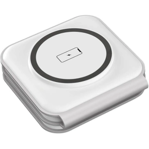 Hurtownia GSM - Magnetikus vezeték nélküli töltő Choetech T588-F 3w1 15W (fehér) - CHT61 - {ean13} - Hurt