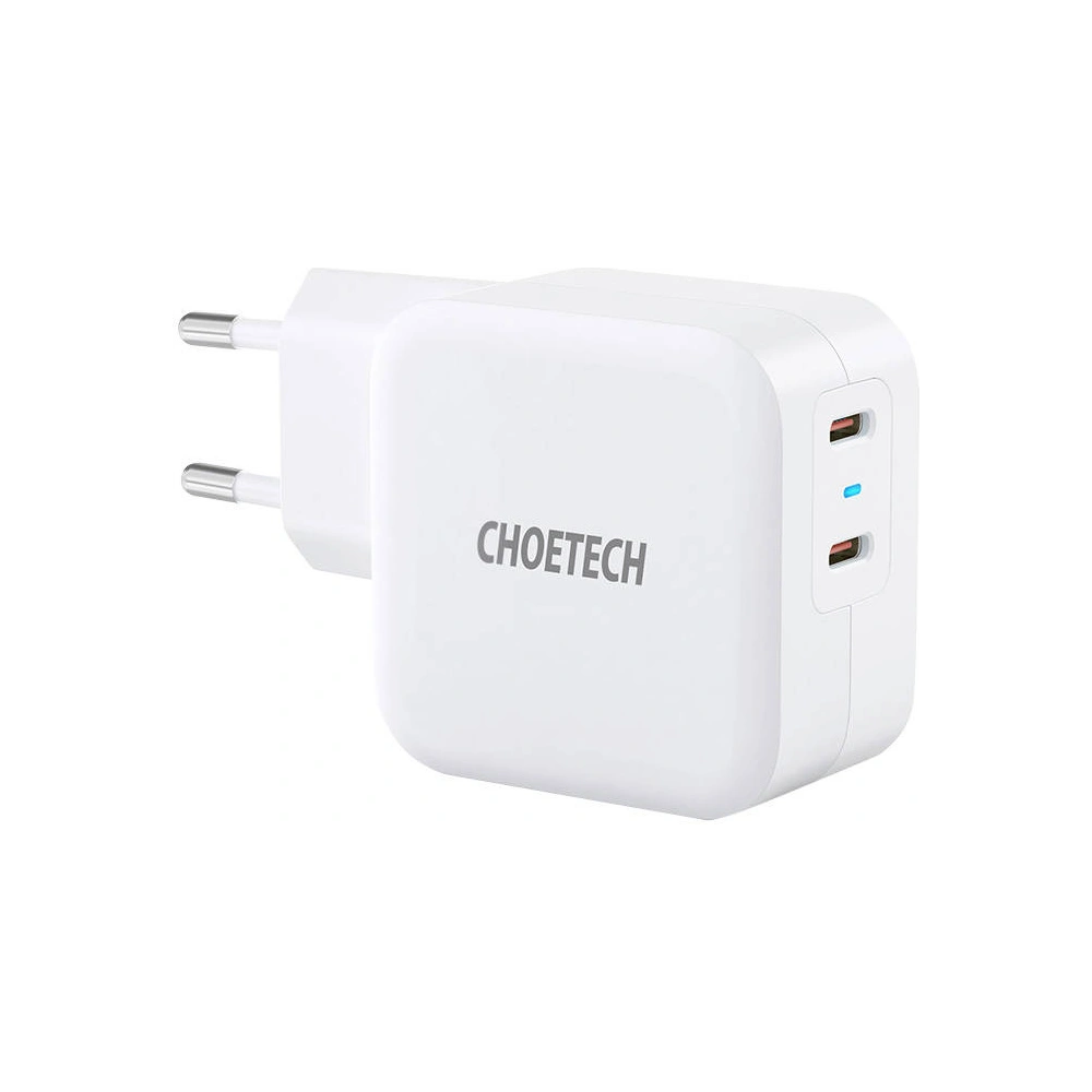 Hurtownia GSM - Ładowarka sieciowa Choetech PD6009 2x USB-C 20W (biała) - CHT63 - {ean13} - Hurt
