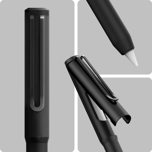 Etui Spigen DA201 Clip Case Apple Pencil 2 Black