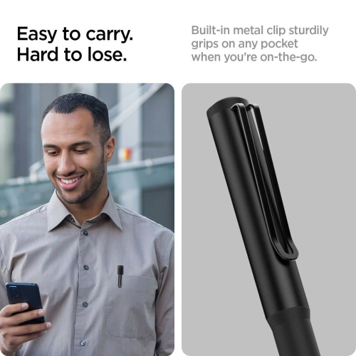 Etui Spigen DA201 Clip Case Apple Pencil 2 Black