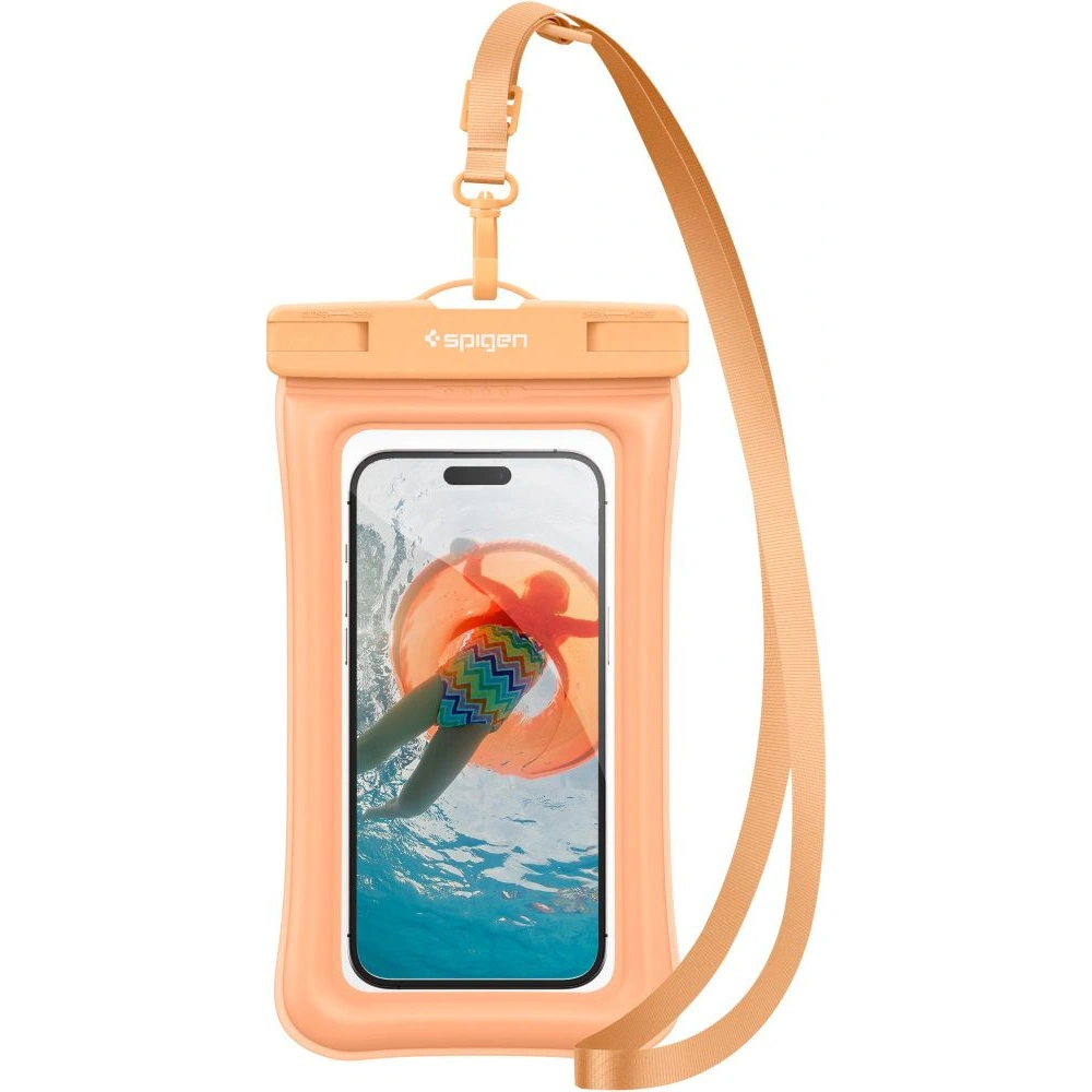 Hurtownia GSM - Etui vodotěsné Spigen A610 Univerzální vodotěsný plovoucí obal meruňkový - SPN2875 - {ean13} - Hurt
