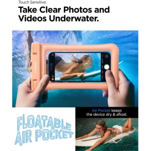 Wholesale Spigen A610 Universal Waterproof Float Case Apricot - SPN2875 - {ean13} - Hurt