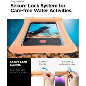 Wholesale Spigen A610 Universal Waterproof Float Case Apricot - SPN2875 - {ean13} - Hurt