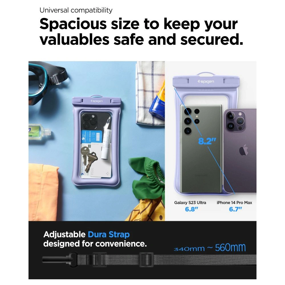 Hurtownia GSM - Etui vodotěsné Spigen A610 Univerzální vodotěsný plovoucí obal Aqua Blue - SPN2876 - {ean13} - Hurt