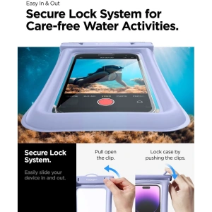 Hurtownia GSM - Vízálló tok Spigen A610 Univerzális Vízálló Lebegő Tok Aqua Kék - SPN2876 - {ean13} - Hurt