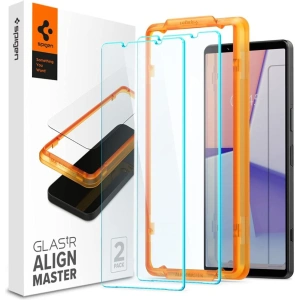 Wholesale Spigen GLAS.tR Slim AlignMaster Sony Xperia 1 V Clear [2 PACK] - SPN2877 - {ean13} - Hurt
