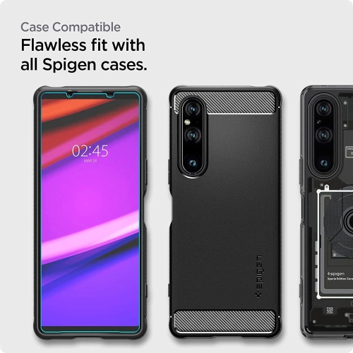 Szkło hartowane Spigen GLAS.tR Slim AlignMaster Sony Xperia 1 V Clear [2 PACK]