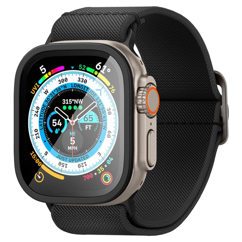 Hurtownia GSM - Edzett üveg Spigen Glas.tr Slim Pro Apple Watch Ultra 49mm Fekete - SPN2878 - {ean13} - Hurt