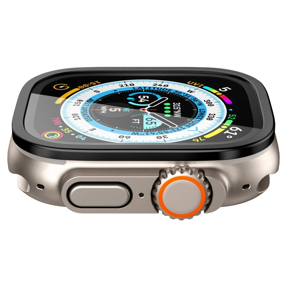 Hurtownia GSM - Edzett üveg Spigen Glas.tr Slim Pro Apple Watch Ultra 49mm Fekete - SPN2878 - {ean13} - Hurt