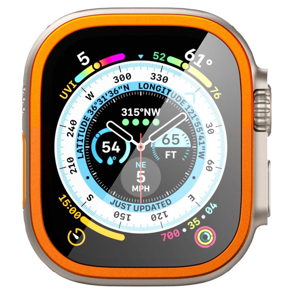 Hurtownia GSM - Gehärtetes Spigen Glas.tr Slim Pro Apple Watch Ultra 49mm Orange - SPN2879 - {ean13} - Hurt
