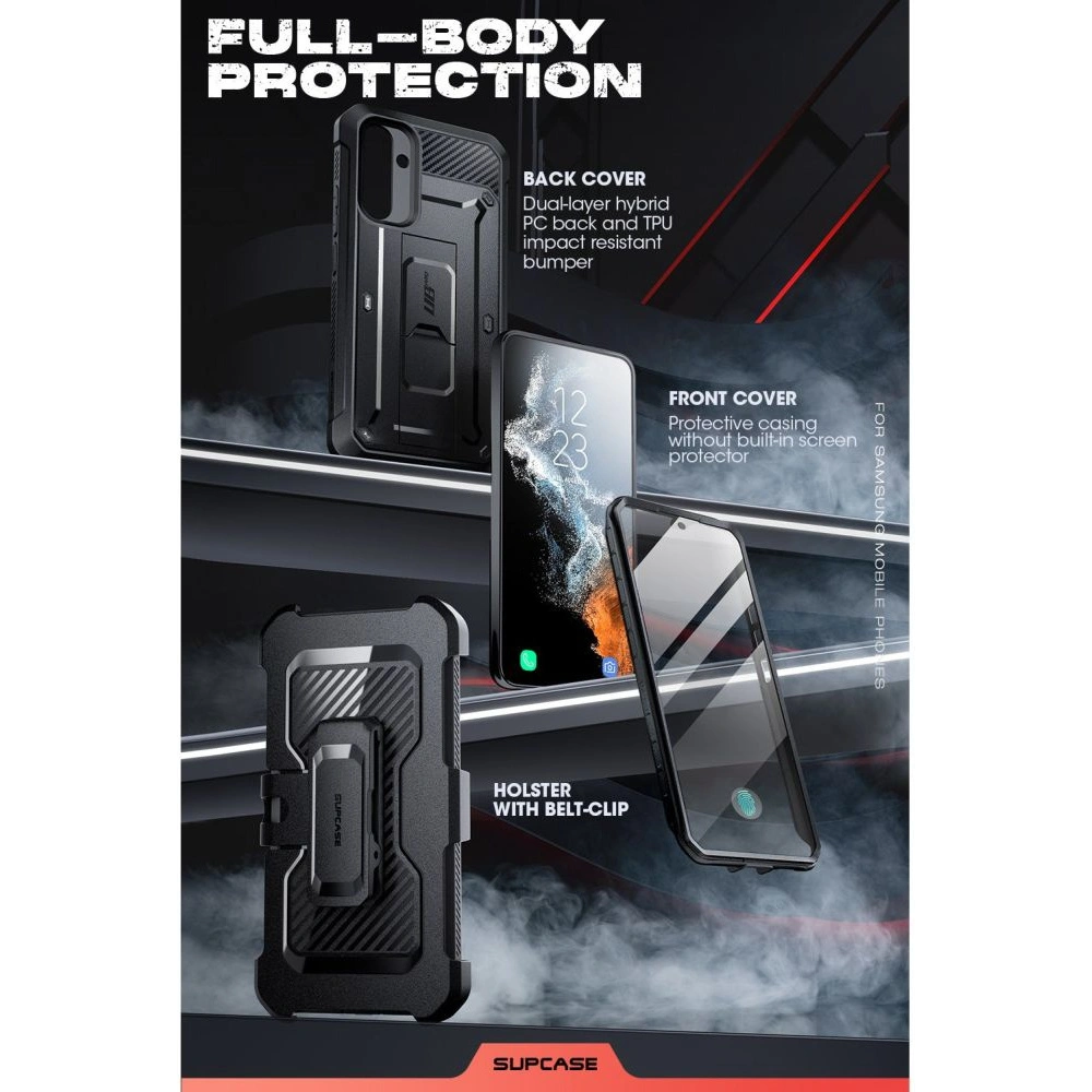 Hurtownia GSM - Etui Supcase Unicorn Beetle Pro Samsung Galaxy A34 5G Fekete - SPC366 - {ean13} - Hurt