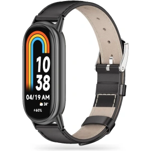 Hurtownia GSM - Pasek Tech-Protect Leatherfit Xiaomi Smart Band 8 / 8 NFC / 9 Fekete - THP2011 - {ean13} - Hurt