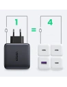 Hurtownia GSM - Ładowarka sieciowa UGREEN CD226 GaN 3x USB-C + USB-A PD 3.0 QC 4+ FCP SCP AFC 100W EU czarny - UGR1618 - {ean13} - Hurt