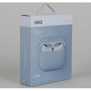 Etui UNIQ Lino Silicone Apple AirPods Pro błękitny/arctic blue