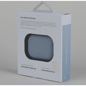 Etui UNIQ Lino Silicone Apple AirPods Pro błękitny/arctic blue