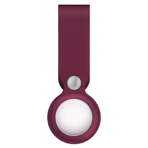 Etui UNIQ Vencer Silicone Apple AirTag burgundowy/burgundy