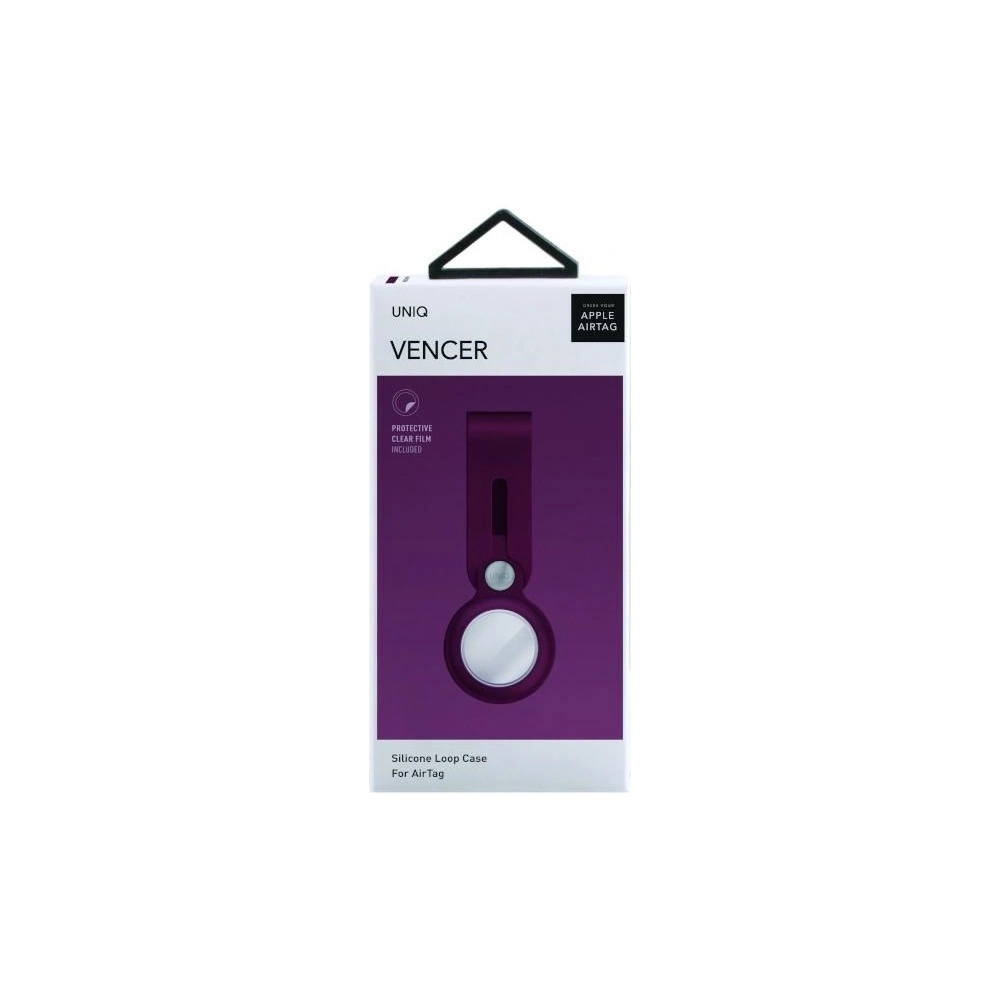 Hurtownia GSM - Etui UNIQ Vencer Silicone Apple AirTag burgunder/burgundy - UNIQ894 - {ean13} - Hurt