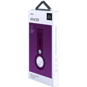 Wholesale UNIQ Vencer Silicone Apple AirTag burgundy - UNIQ894 - {ean13} - Hurt