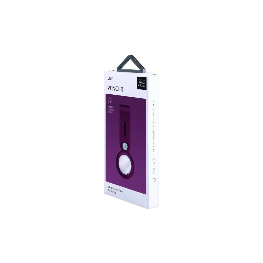 Hurtownia GSM - Etui UNIQ Vencer Silicone Apple AirTag burgunder/burgundy - UNIQ894 - {ean13} - Hurt