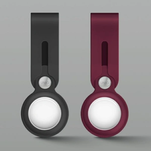 Etui UNIQ Vencer Silicone Apple AirTag ciemnoszary/charcoal