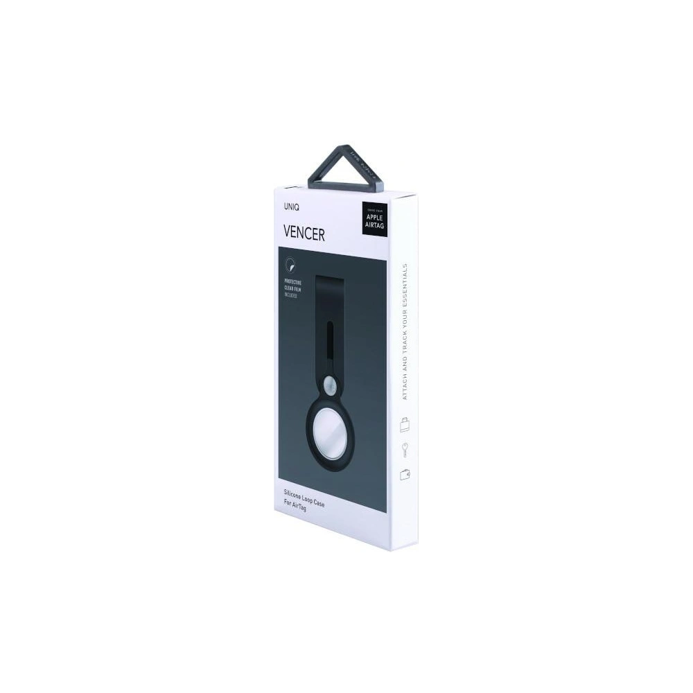 Hurtownia GSM - Etui UNIQ Vencer Silicone Apple AirTag gri închis/charcoal - UNIQ895 - {ean13} - Hurt