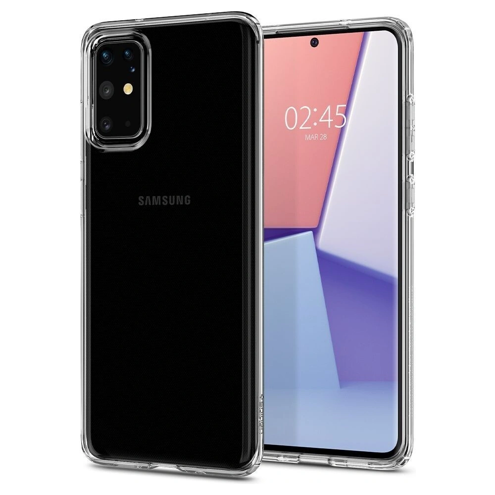 Hurtownia GSM - Case Spigen Liquid Crystal Samsung Galaxy S20+ Plus Crystal Clear - SPN514CL - {ean13} - Hurt