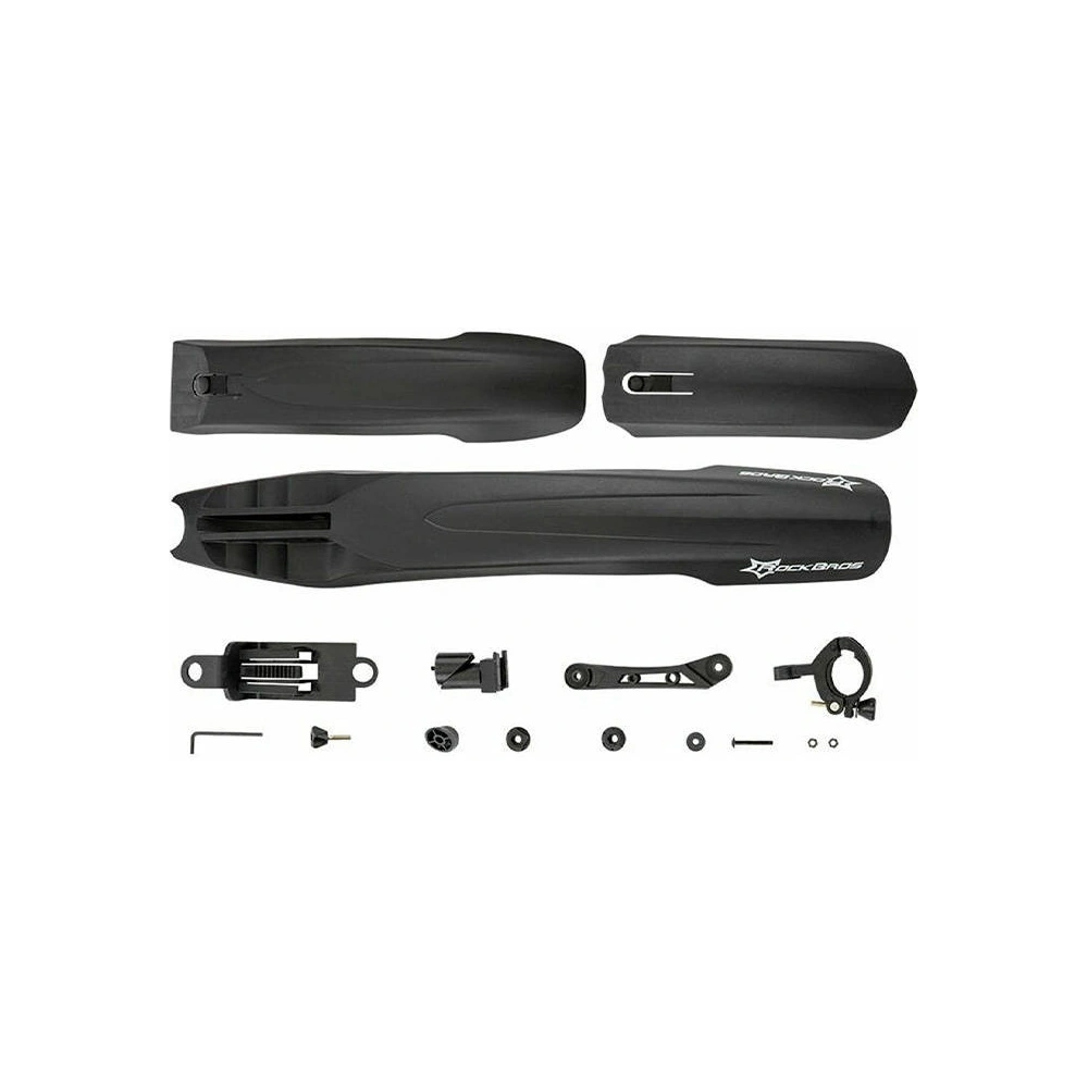 Hurtownia GSM - Fahrradschutzbleche Rockbros DNB8001BK mit LED-Lampe (schwarz) - RBS59 - {ean13} - Hurt