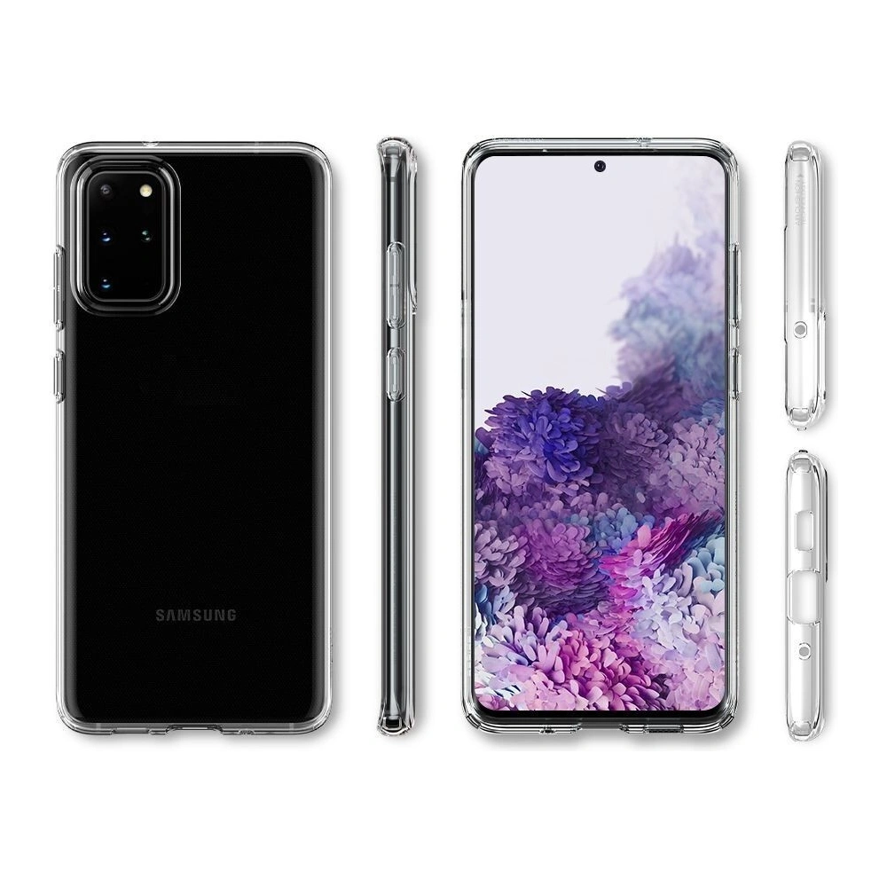 Hurtownia GSM - Case Spigen Liquid Crystal Samsung Galaxy S20+ Plus Crystal Clear - SPN514CL - {ean13} - Hurt