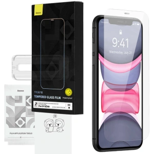 Hurtownia GSM - Edzett üveg Baseus Crystal HD 0.3mm Apple IPhone 11/XR + tisztító készlet (2db.) - BSU4205 - {ean13} - Hurt
